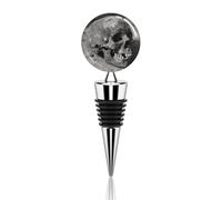 Wine Stopper Resealable Wine Pump Beverage Bottle Stoppers Vacuum Wine Stopper Ancient Human Skull Wine Bottle Sealer Silicone Wine Saver Stoppers for Kitchen Supplies Wine Accessories