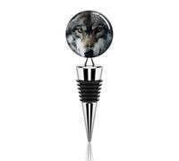 Wine Stopper Resealable Wine Pump Beverage Bottle Stoppers Vacuum Wine Stopper Forest Wolf Eyes Wine Bottle Sealer Silicone Wine Saver Stoppers for Kitchen Supplies Wine Accessories
