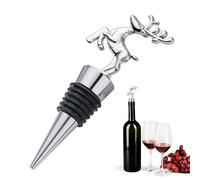 Wine Stopper Reusable Waterproof Classic Decorative Wine Stopper | Christmas Beer Lids for Beer, Bourbon, Drinks, Champagne, Parties, Christmas, Holiday, Weddings, Camping,
