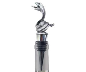 Wine Stopper: Sculpted Snake Bottle Stopper, Soft and Sturdy Silicone Seal, Leakproof Sl ontrolled Pourer | Lasting Freshness Retention for Stove Kitchen