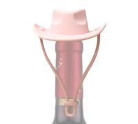 Wine Stopper, Silicone Wine Bottle Stopper in Hat Shape, Airtight Drink Preserver Decoration for Home Bar, Wedding, Gift