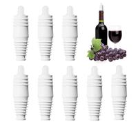 Wine Stoppers - 8 Pieces Reusable and Soft | Bottle Stoppers | Champagne Drinks Travel Bar Home Dinner Restaurant Kitchen