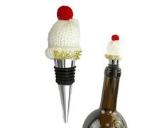 Wine Stoppers - High Sealing Stopper Wine Stoppers | Santa Claus Hat Wine Bottle Stoppers Closer Reusable Wine Drink Bottle Stoppers Wine Stoppers