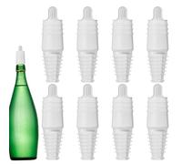 Wine Stoppers, Pack of 8 Reusable Soft Seals, Silicone Bottle Stopper - For Beer Drinks When Travelling at Home, Bar, Party, Food, Restaurant and Kitchen