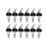 Wine Stoppers Pourer 30 ml Automatic Measured Bottle Pourer Spout Liquor Pourers Jigger Quick Spirit Measure Decanter(12pcs 30ml White)