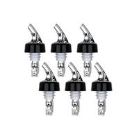 Wine Stoppers Pourer 30 ml Automatic Measured Bottle Pourer Spout Liquor Pourers Jigger Quick Spirit Measure Decanter(6pcs 30ml White)
