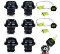 wine stoppers vacuum Accessory Hose for FoodSaver Vacuum Sealer Machine,Suitable for all sealing zipper bags, wine plugs, jar seals, vacuum sealing agents(6 wine corks + 2 set Hose)