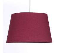 Wine Tapered Drum Shade for Ceiling and Table Lamp 12 Inch Shade