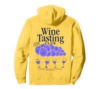 Wine Tasting Club - On Vacation X Delicious Wine Vino Backprint Pullover Hoodie