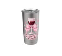 Wine Tasting Coquette Aesthetic Bow Wine Glass Stainless Steel Insulated Tumbler