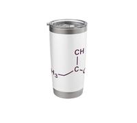 Wine Tasting Drinker Minimal Funny Wine Molecules Glass Stainless Steel Insulated Tumbler
