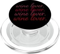 Wine Tasting Drinker Minimal Wine Lover Bottle Glass PopSockets PopGrip for MagSafe