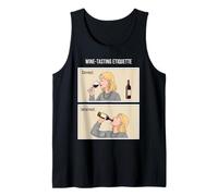 Wine Tasting Etiquette Wine Drinking Drink Wine Taster Tank Top