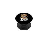 Wine Tasting Is My Sport Sommelier Wine Lover PopSockets Adhesive PopGrip