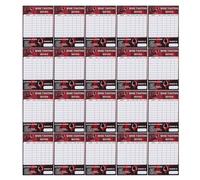 Wine Tasting Judge Cards 30pcs Paper Scoring Guide for Parties Events | Red Checklist Forms, Objective Judging Sheets, for Amateurs, Planners, White Wine Flights and Corporate Events