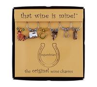 Wine Things WT-1476P Equestrian Wine Charms, Painted