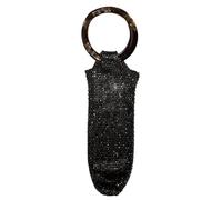 Wine Tote Bag Rhinestone Storage Pouch with Handle | Mesh Wine Bottle Tote for Champagne Celebration Party Picnic Dinner Travel Holiday Storage