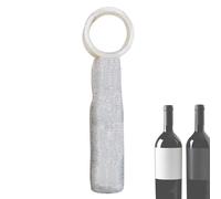 Wine Tote Bag - Rhinestone Wine Bottle Carrier, Sparkling Reusable Wine Holder | 750ml Insulated Water Bottle Sleeve, Handwoven Shiny Cup Bag for Travel, Weddings, Birthdays, and Gifting