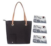 Wine Tote Beverage Compartment, Fashionable Bag | Insulated Large Wine Carrying Carrier Beverage Compartment, Fashionable Purse, Beach Purse for BYOB, Movie Theater, Concert,