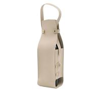 Wine Tote Leather Carrier Bottle Holder | Travel Liquor Carrying Case, Portable Drink Organizer Bag, Stylish Drinks Pouch for Picnic Event, beige, Please refer to the description, Please refer to