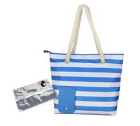 Wine Tote with Drink Dispenser, Beach Wine Purse,Leakproof & Insulated Compartment Picnic Tote - Large Capacity Cooler Tote Bag with Wine Spout for Camping, Travel, Picnic