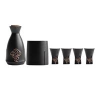 Wine Warmer Set - 8-Piece Ceramic Sake Kit for Wine Lovers, Ideal Wedding Gift, Includes Everything Needed for a Memorable Experience