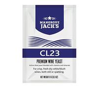 Wine Yeast - Mangrove Jack's CL23 | 8g/25 L. - For White and Blush | Alcohol Tolerance: 18%