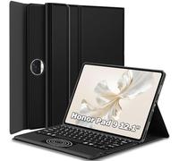 Wineecy Keyboard Case for Honor Pad 9 12.1 Inch 2024 Tablet, Smart Touchpad, Detachable Bluetooth Wireless Trackpad Keyboard & Slim PU Stand Cover for Honor Pad 9 HEY2-W09 (Honor Pad 9)