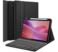 Wineecy Keyboard Case for Lenovo Tab 10.1 Inch 2025 Tablet (TB311FU/TB311XU), Magnetically Detachable Wireless Bluetooth Keyboard with Slim Stand Cover