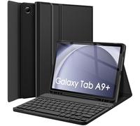 Wineecy Keyboard Case for Samsung Galaxy Tab A9+ / A9 Plus 11 Inch 2023 (SM-X210/X215/X216/X218) Tablet, Magnetically Detachable Wireless Bluetooth Keyboard with Slim Stand Cover (A9 Plus)