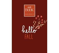 WINEFALL - 6X9 Paperback Notebook - 150 pages:: Sunrise Books Co. - Fall Collection