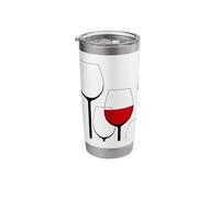 Wineglass stemware Like a Stained Glass Window Stainless Steel Insulated Tumbler