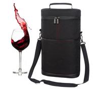 Winegrower Insulated Travel Cooler Bag, Reusable Bottle Holder | Stylish Outdoor Organizer, Neoprene Waterproof Blanket for Wedding, Dinner, Picnic