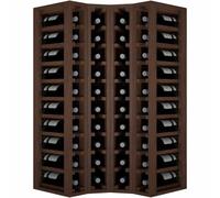 Winerex DIA - 40 bottles - Corner rack - Black-stained pine