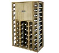 Winerex EFREN - 44 bottles - Cupboard in the top - Pine