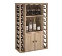 Winerex FARO - 20 bottles + cupboard and shelves - Oak