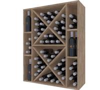 Winerex JUANA - 90 bottles - Black-stained pine