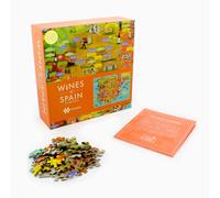 Puzzle Cru Wines of Spain & Fortugal 1000 Piece Ginger Fox Multi One Size