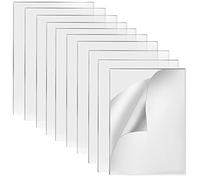Winfred 10 PCS Clear Acrylic Perspex Sheet 1.74mm Thick Plastic Acrylic Board Cast Acrylic Plastic Glass Board with Double Sided Protective Films Rectangular Panel for LED Light Base Signs DIY Display