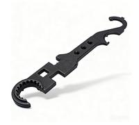 WINFREE AR-15/M4 Steel Armorer's Wrench - Heavy Duty Multi-Function Tool for Barrel Installation/Removal, Castle Nut & Stock Adjustment, Compatible with M16, M4 & AR Variants