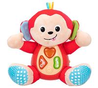 winfun 46507 - Interactive Monkey Plush with Light and Sound, Educational Plushies for Babies, Singing and Learning, Ages 3 Months, Batteries Included, Toys and Early Childhood Gifts