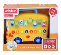 winfun Animal Sounds Bus in Yellow | Size: 1 Pack winfun Yellow 1 Pack