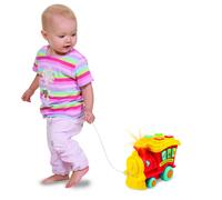 Winfun Animal Sounds Train Pull-Along Light & Sound Childrens Preschool Toy