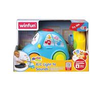 Winfun Children's Radio Controlled Car with Steering Wheel, Blue, My First Remote Control Car, For Boys and Girls Ages 12 Months to 4 Years