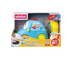 Winfun Children's Radio Controlled Car with Steering Wheel, Blue, My First Remote Control Car, For Boys and Girls Ages 12 Months to 4 Years