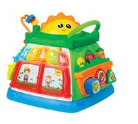 winfun Lil' Greenthumb Activity Cube | Baby Garden Activity Cube With Interactive Light Up Buttons And Sounds | Suitable For Boys And Girls Aged 3 Months And Up, Multicolor, 000631
