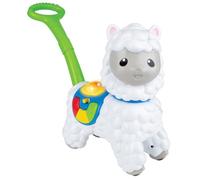 winfun Push-Along Little Alpaca | 'Feed' Him With The Included Corn Treat To Hear Fun Sounds, Phrases Or Melodies | Suitable For Boys And Girls Ages 12 Months And Up, Multicolor, 000757