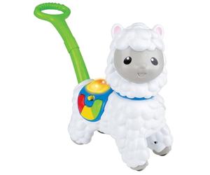 winfun Push-Along Little Alpaca | 'Feed' Him With The Included Corn Treat To Hear Fun Sounds, Phrases Or Melodies | Suitable For Boys And Girls Ages 12 Months And Up, Multicolor, 000757