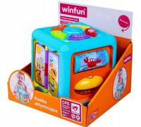 winfun Side-to-Side Discovery Cube in Blue winfun Blue