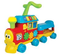 winfun Learning Train | 2-In-1 Ride-On And Push Walker | Light Up Buttons, Sounds Promote Learning And Development | Suitable For Boys And Girls Age 1 - 3 Years, Multicolor, 000803